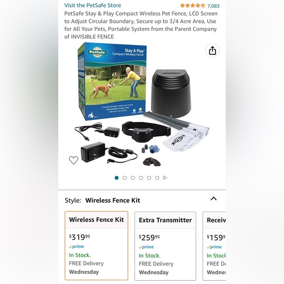 Wireless pet fence/collar